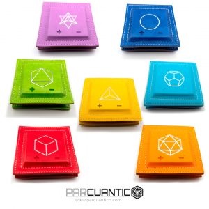 Par Cuántico Kit completo Ferrita Doble Polaridad 7 chakras / 7 pares de imanes