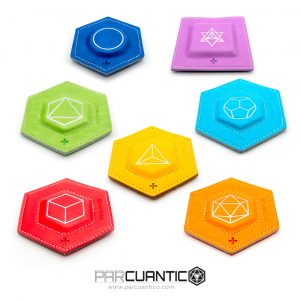 Par Cuántico Kit completo Neodimio 7 chakras / 7 pares de imanes