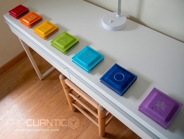 Par Cuántico Kit completo Ferrita Doble Polaridad 7 chakras / 7 pares de imanes - Imagen 2